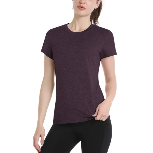 Muuv-It Quick Dry T-Shirt Women Sport Short Sleeve Running FAST-DRY/COOLMAX Women Microfiber Shirt Casual Tops